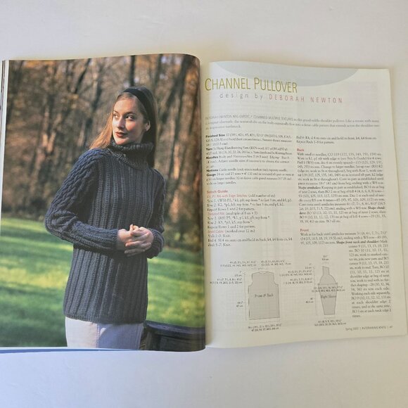 Interweave Knits Spring 2003 Magazine Featuring Vintage Chic Patterns & Spring K - Picture 12 of 16
